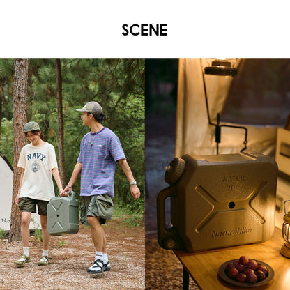 Naturehike Water Tank 12L 20L Portable Container Water Tap Outdoor Camping PP Food Grade CNH22CJ018