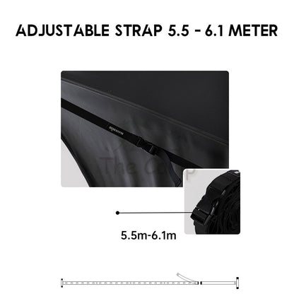 Blackdog Hanging Strap Outdoor Lanyard Adjustable Rope Free Carabiner Clothesline Lamp Hanger Hook String BD-TMPJ003
