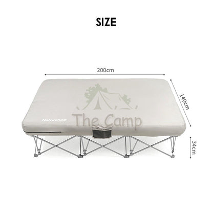 Naturehike Foldable Double Bed Rack Frame Outdoor Camping Sleeping Cot Mattress Tent Air Bed Mattress Cover CNH22JU021