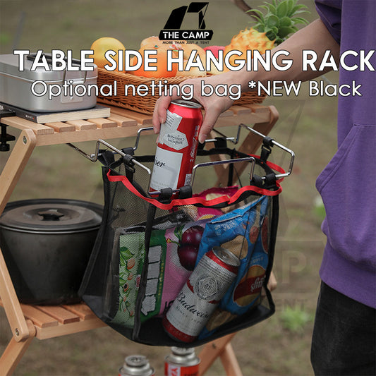 Table Side Rack Garbage Bin Disposable Portable Camping Rubbish Trash Holder Stand Stainless Steel Organizer Storage