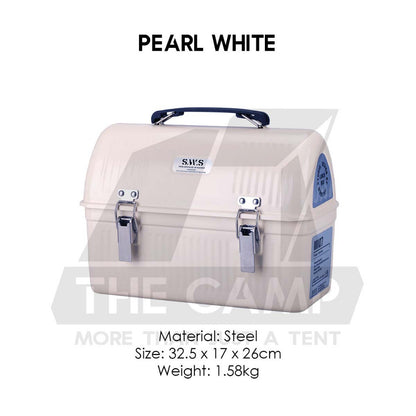 Wellhike SWS Classic Lunch Box 10QT 9.4L Coffee Box LunchBox Top Plate Inner Vintage Accessories