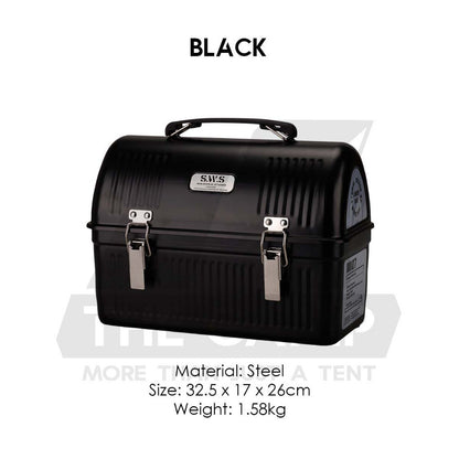 Wellhike SWS Classic Lunch Box 10QT 9.4L Coffee Box LunchBox Top Plate Inner Vintage Accessories